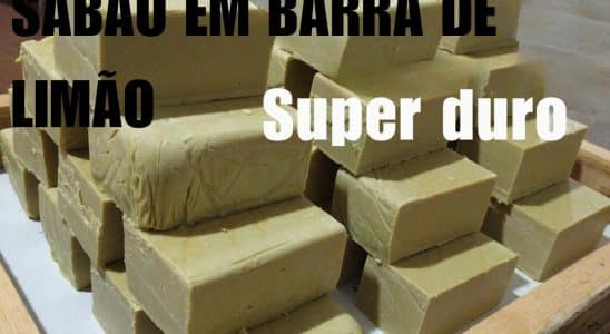 Sabão De Limão Em Barra