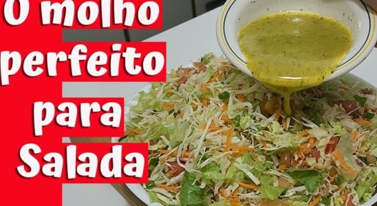 Salada Com Molho Especial