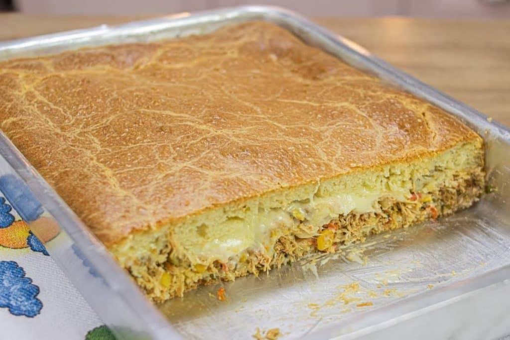 Torta De Frango Cremosa