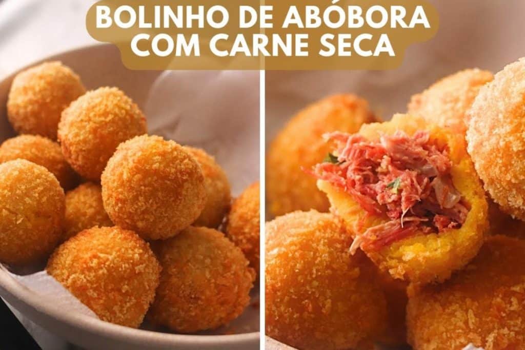 Bolinho De Abóbora Com Carne Seca