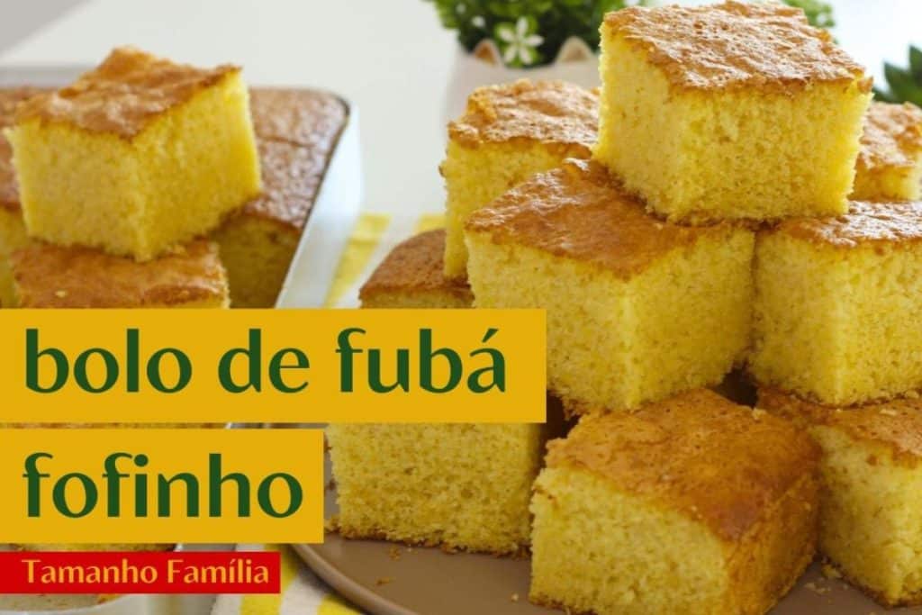 Bolo De Fubá Fofinho