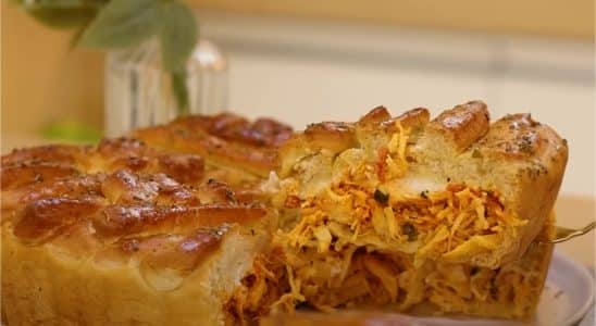 Torta cremosa de frango