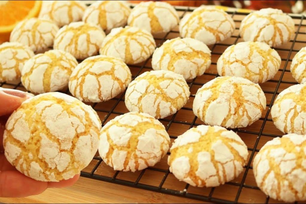 Biscoito Craquelado De Laranja