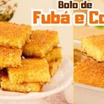 Bolo De Fubá Com Coco