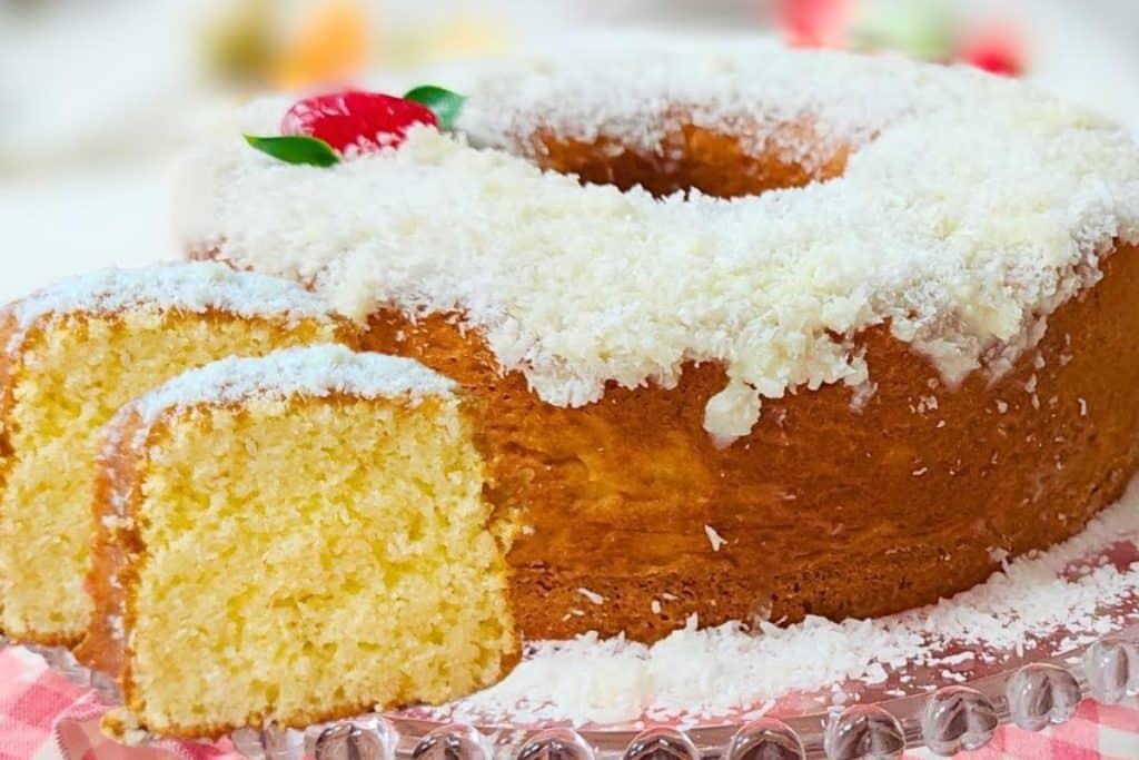 Bolo De Maisena Com Coco