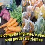 Como Congelar Verduras