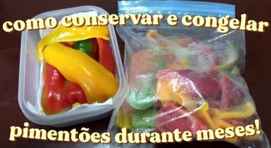 Como Conservar Pimentão