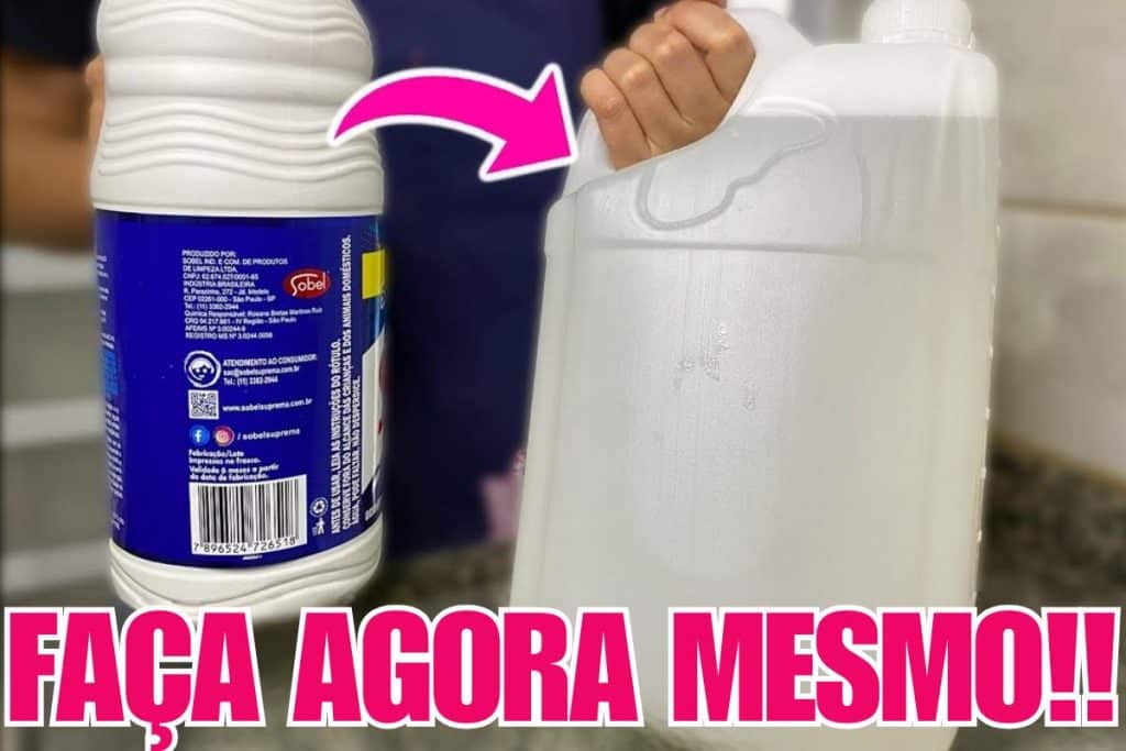 Como Fazer Água Sanitária Caseira