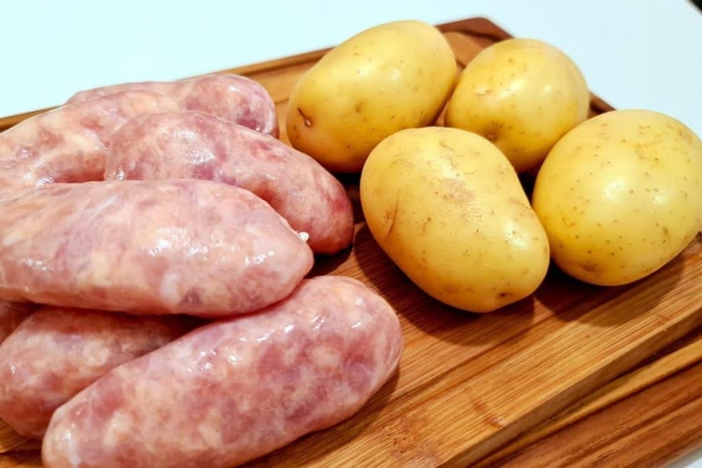 Linguiça Com Batata