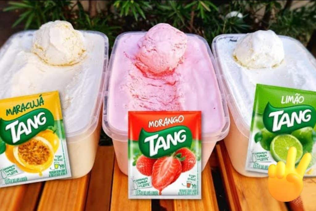 Sorvete Caseiro Com Tang