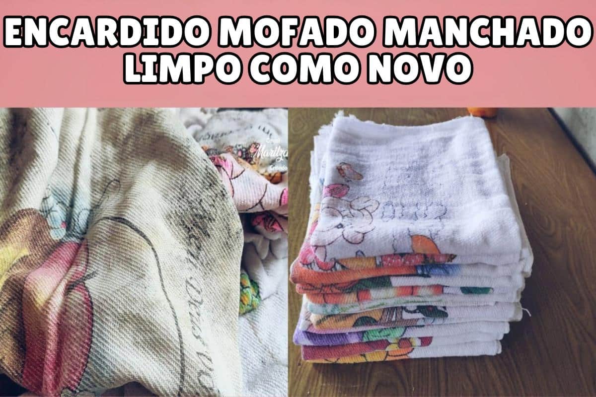 Como tirar manchas dos panos de prato: limpa o mofo e o encardido rapidinho
