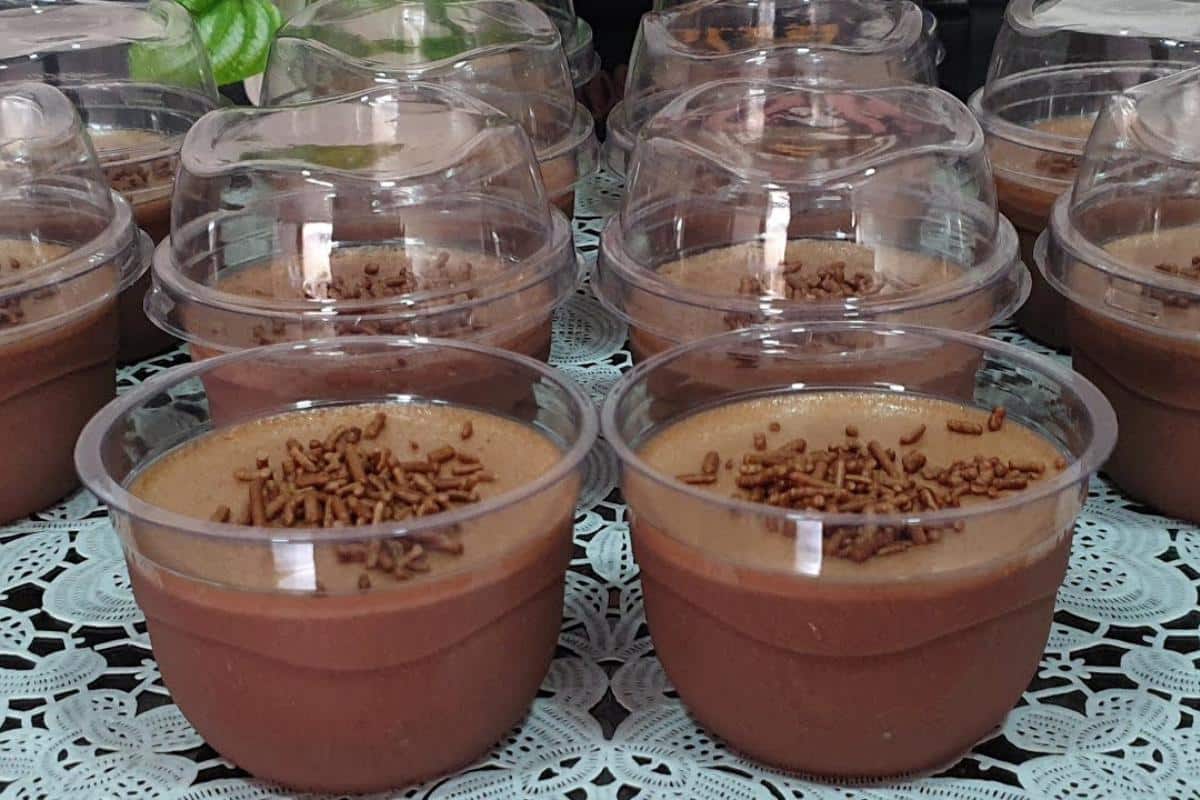 mousse de chocolate