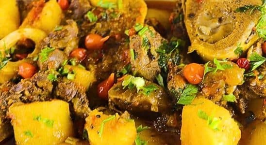 ossobuco com mandioca