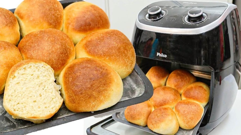 Pão Caseiro Na Air Fryer