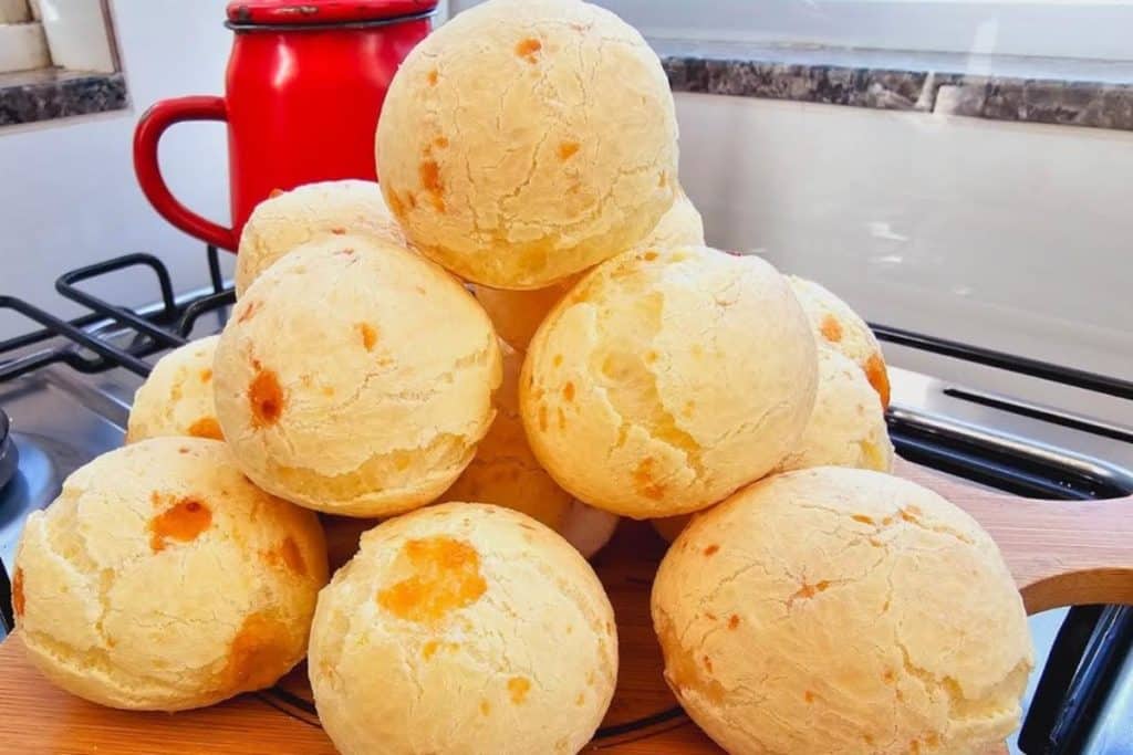 Pão De Queijo Com Polvilho Doce