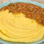 Polenta Com Carne Moída