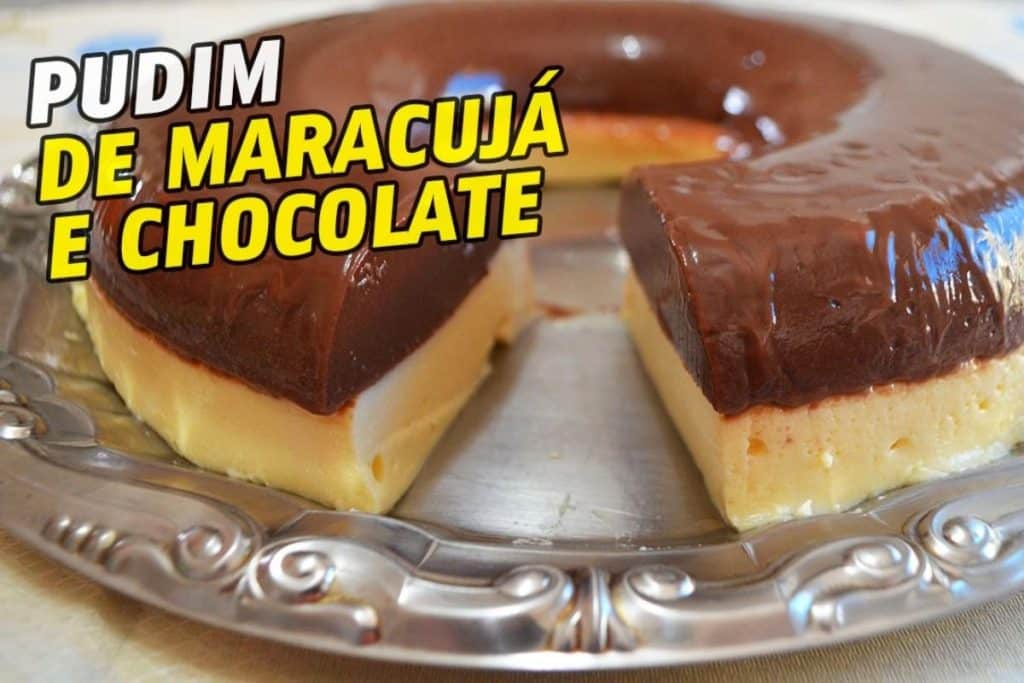 Pudim De Maraucujá Com Chocolate