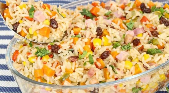 arroz à grega de natal