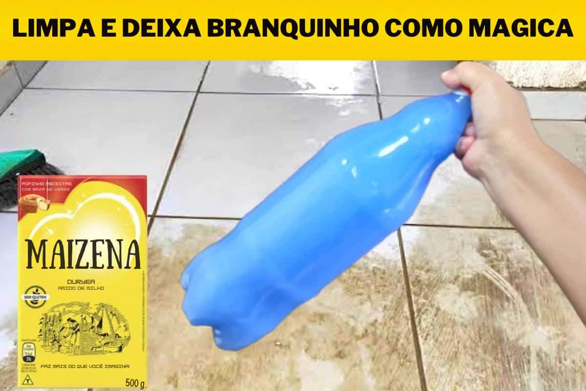 como fazer limpa pisos caseiro