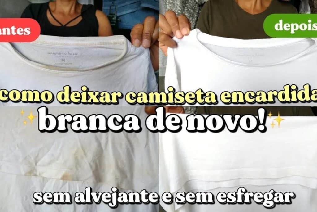 Como Lavar Roupa Branca Amarelada