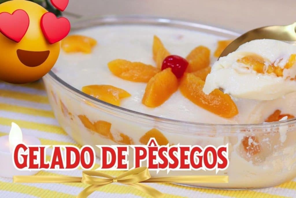 Gelado De Pêssego