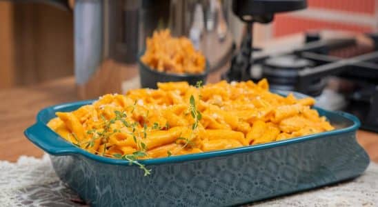 macarrão na panela de pressão