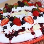 Pavlova De Frutas Vermelhas