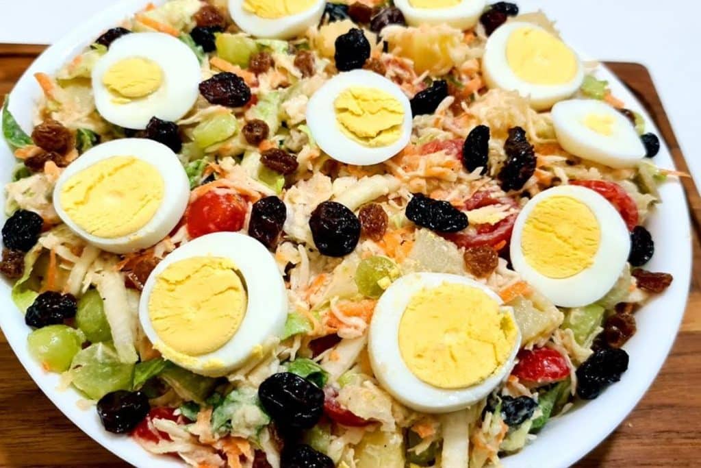 Salada De Natal Cremosa