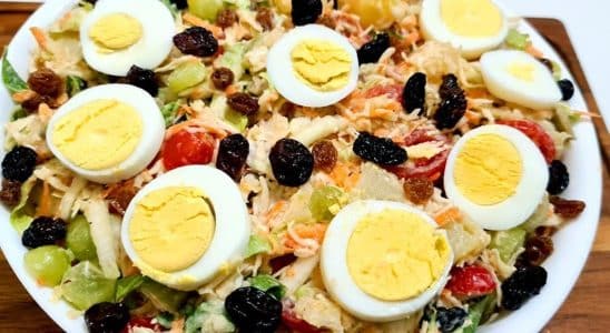 Salada De Natal Cremosa