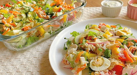 salada de natal low carb