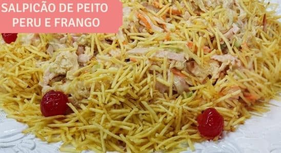 salpicão de peito de peru