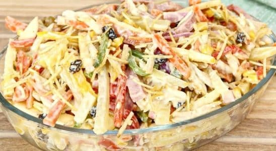 salpicão fácil para o natal