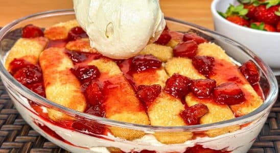 travessa cremosa de ninho