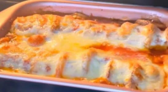 travessa de linguiça com batata