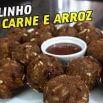 Bolinho De Carne Com Arroz