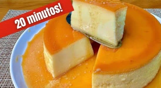 pudim fácil e rápido