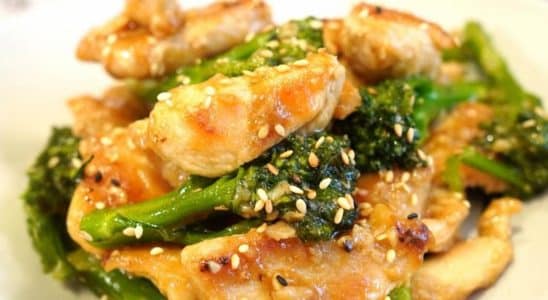 receita de frango oriental