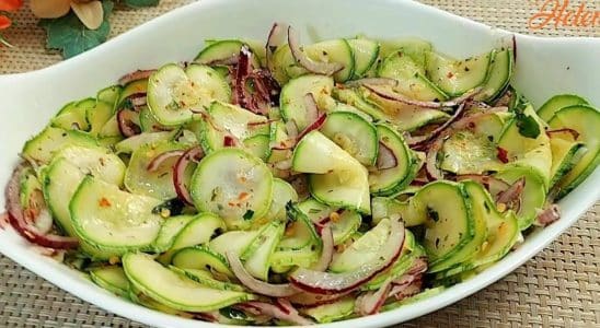 salada de abobrinha