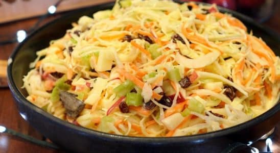 salada de repolho com maionese