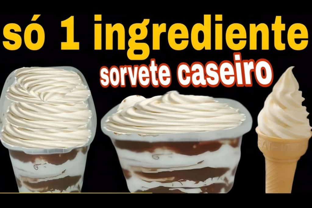 sorvete caseiro