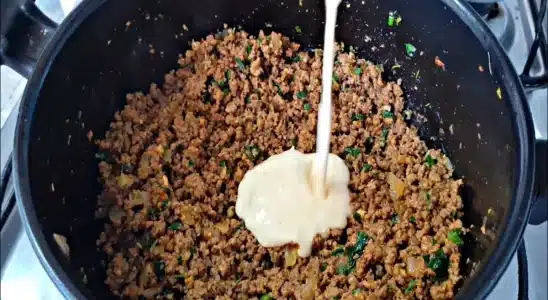 Como fazer um almoço com carne moída rapidinho e que fica delicioso 2 almoço com carne moída