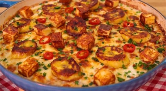 arroz cremoso com carne seca