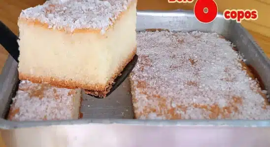 Bolo 6 copos mega fofinho e molhadinho para servir no café da manhã 4 bolo 6 copos