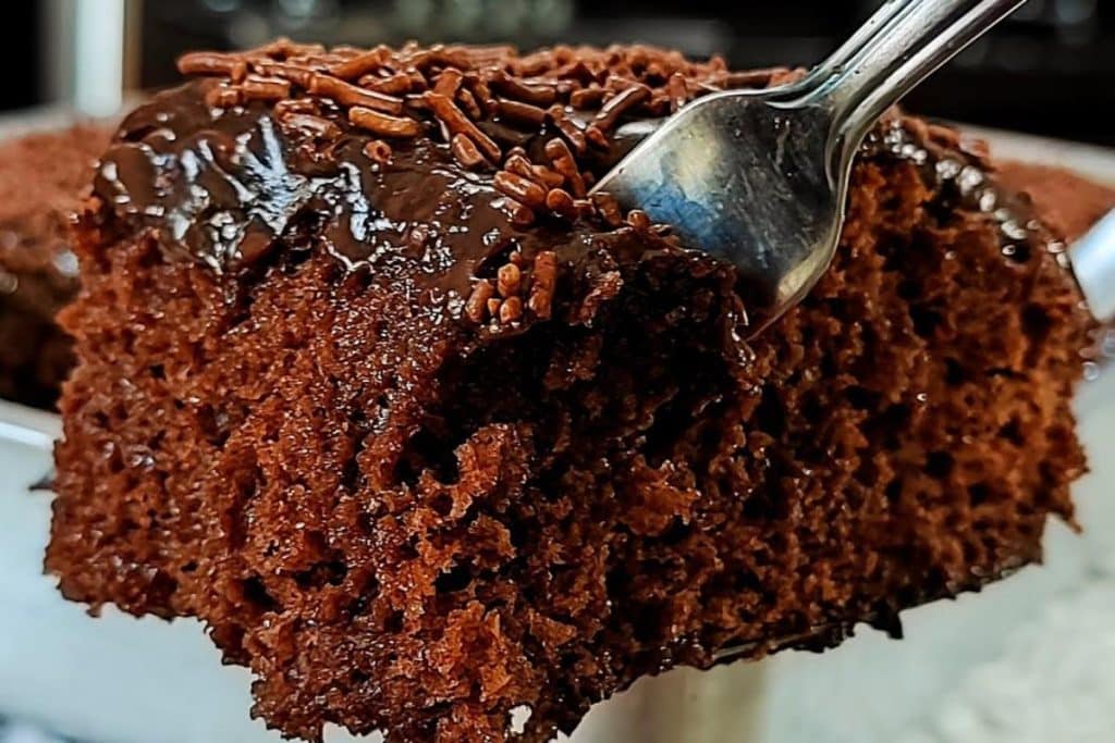 bolo de chocolate fofinho