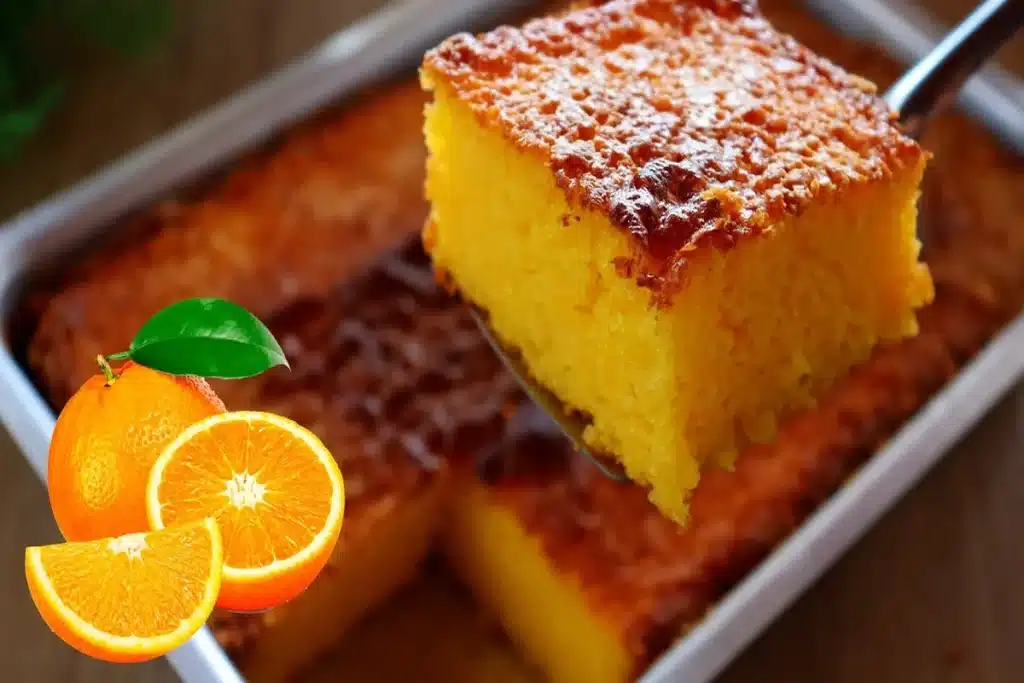 bolo de laranja sem farinha