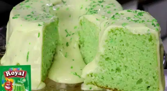 Bolo de limão verdinho e diferente de todos que você já comeu 4 bolo de limão