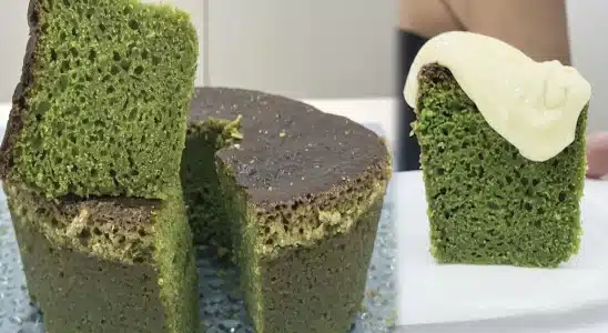 Esse bolo verde com cobertura tem um ingrediente especial que você vai adorar 1 bolo verde