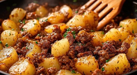 carne moída com batata