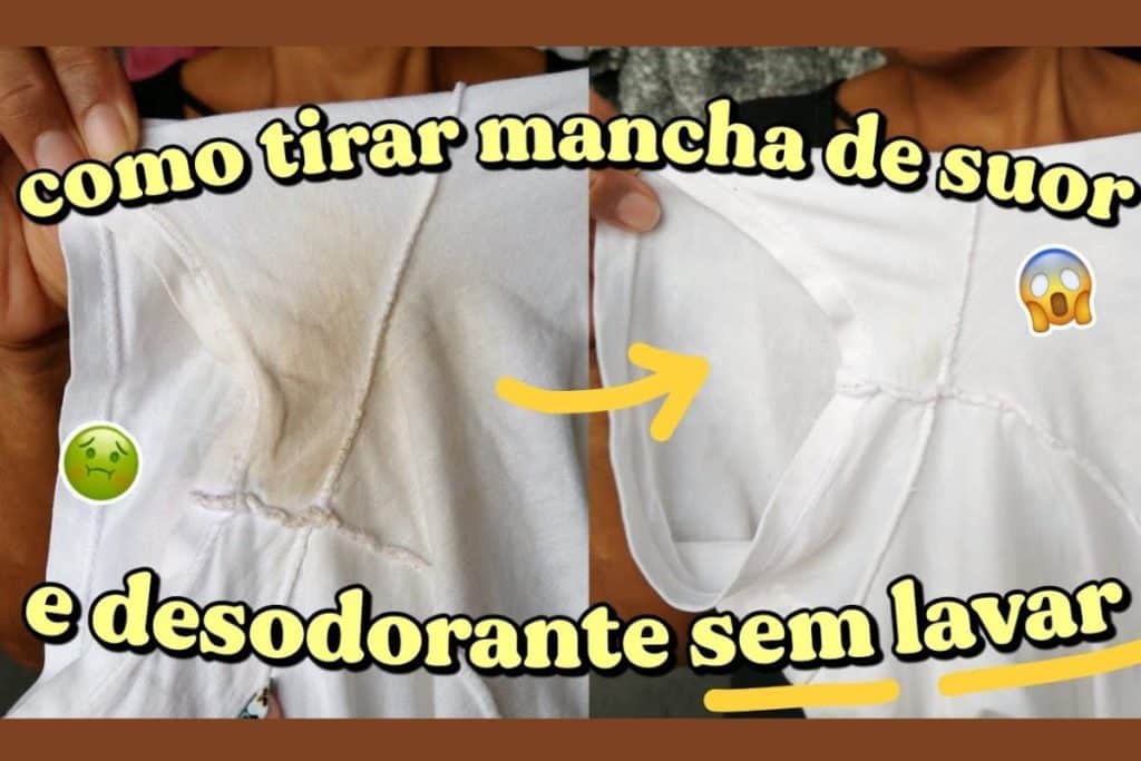 como tirar manchas de desodorante