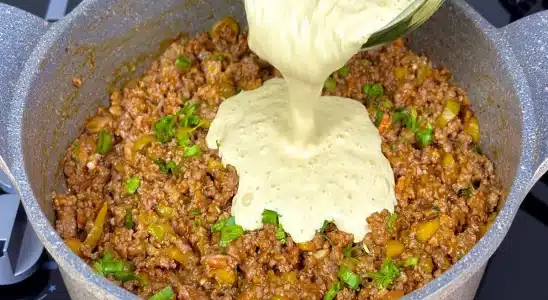 Fricassê de carne moída para o almoço que fica pronto super rápido 3 fricassê de carne moída